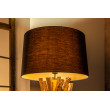 Stojaca lampa 41386 Harmony 150cm Čierna Drevo Teak