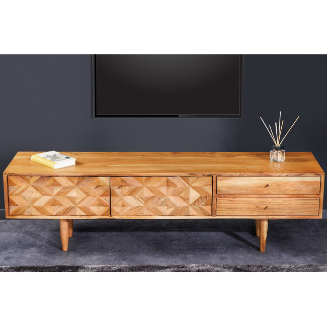 TV-skrinka 43736 Alpine 145cm Drevo Acacia Honey